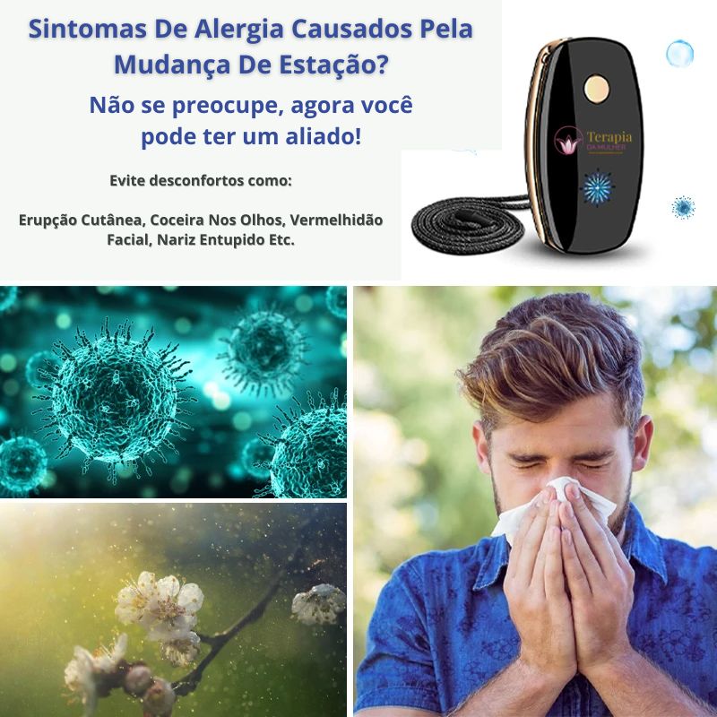 AirPure Pro™ - Purificador de Ar Pessoal com Íons Negativos | Portátil e Silencioso