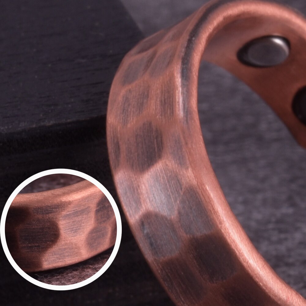 Anel de Cobre com Magnetos Terapêuticos - V-Energy™