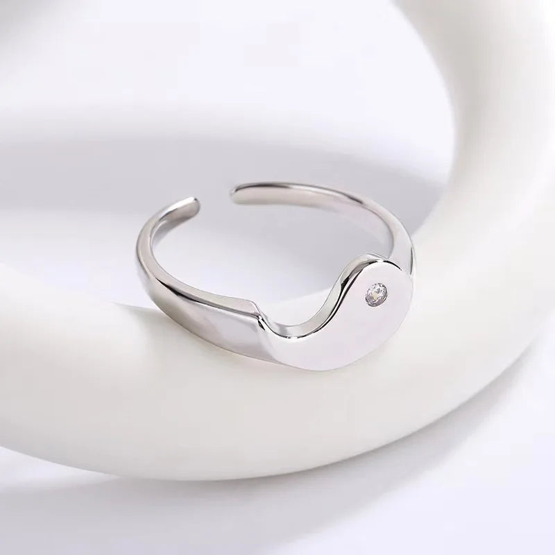 Anel Yin Yang de Cobre - Tai Chi