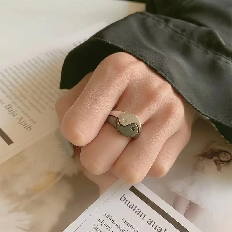 Anel Yin Yang de Cobre - Tai Chi