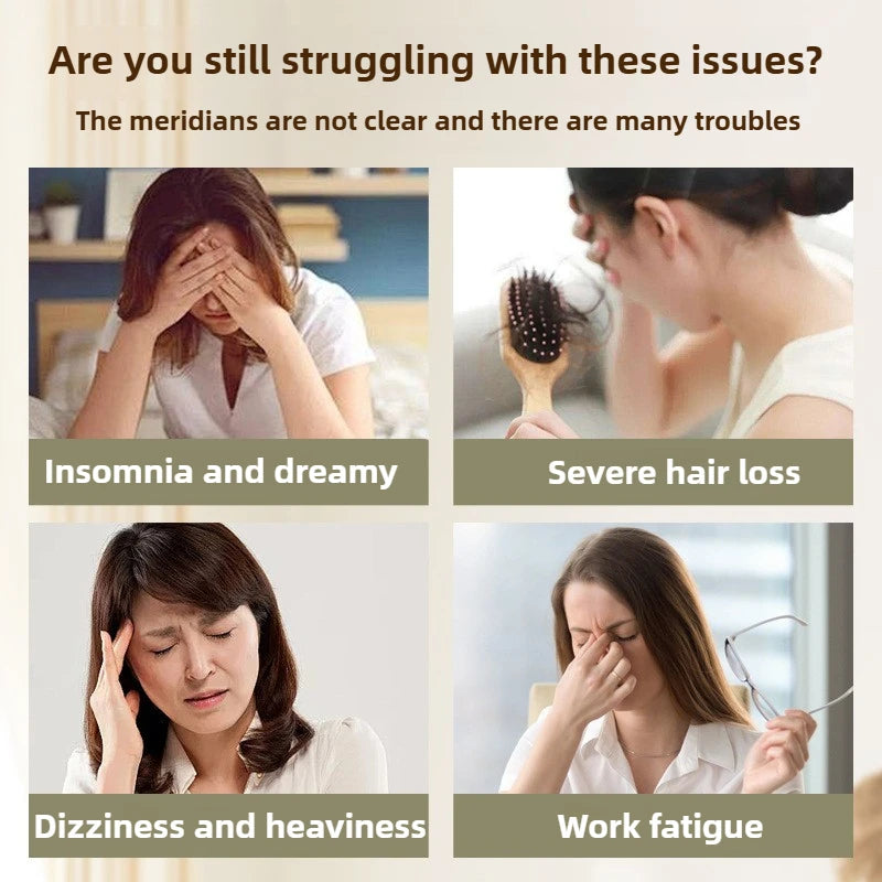 AuraComb™ - Pente Bioenergético Madeira e Cobre | Bem-estar