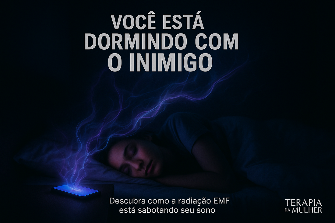 O Inimigo Invisível do Seu Sono: Como a Radiação EMF Está Sabotando Suas Noites (E O Que Fazer Sobre Isso)