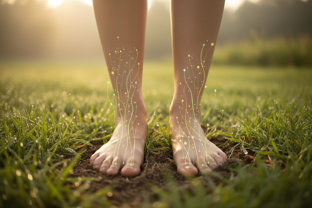 Aterramento (Grounding): A Ciência Por Trás da Conexão com a Terra | Benefícios Comprovados e Como Praticar