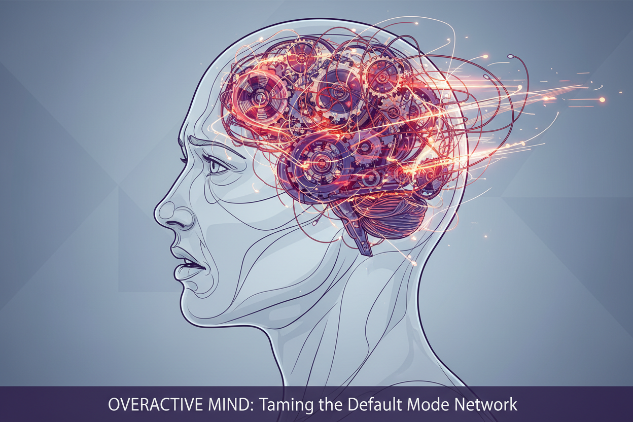 A Rede Silenciosa Que Molda Seus Pensamentos: Como Regular a Default Mode Network e Encontrar Equilíbrio Emocional