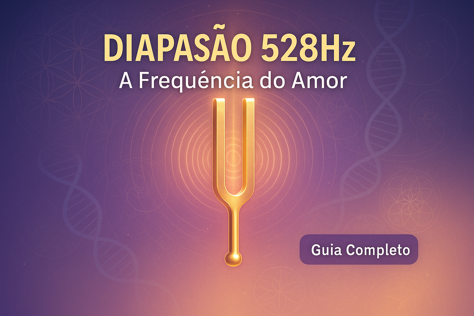 Diapasão 528Hz - Guia Completo da Frequência do Amor