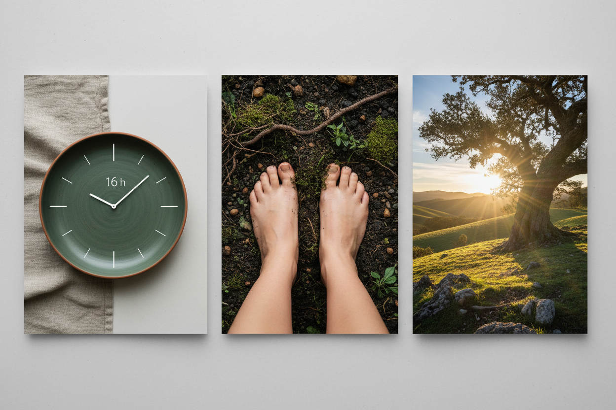 Jejum, Aterramento e Sol: Guia Completo Baseado em Ciência e Tradição Ancestral | Benefícios, Como Praticar e Quem Pode Fazer