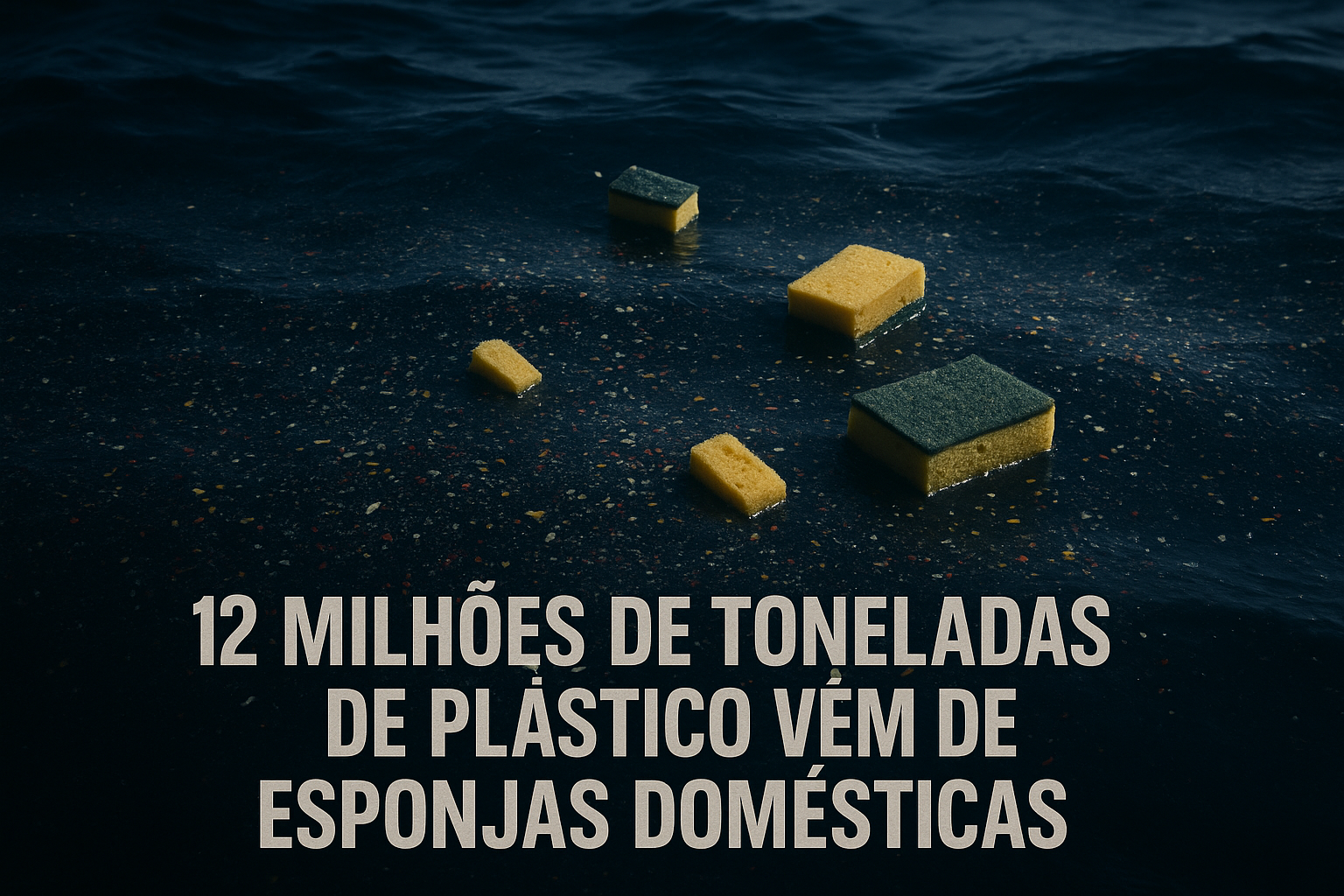 Esponjas de Cozinha: O Perigo Invisível Que Está Matando os Oceanos (E a Solução Natural)
