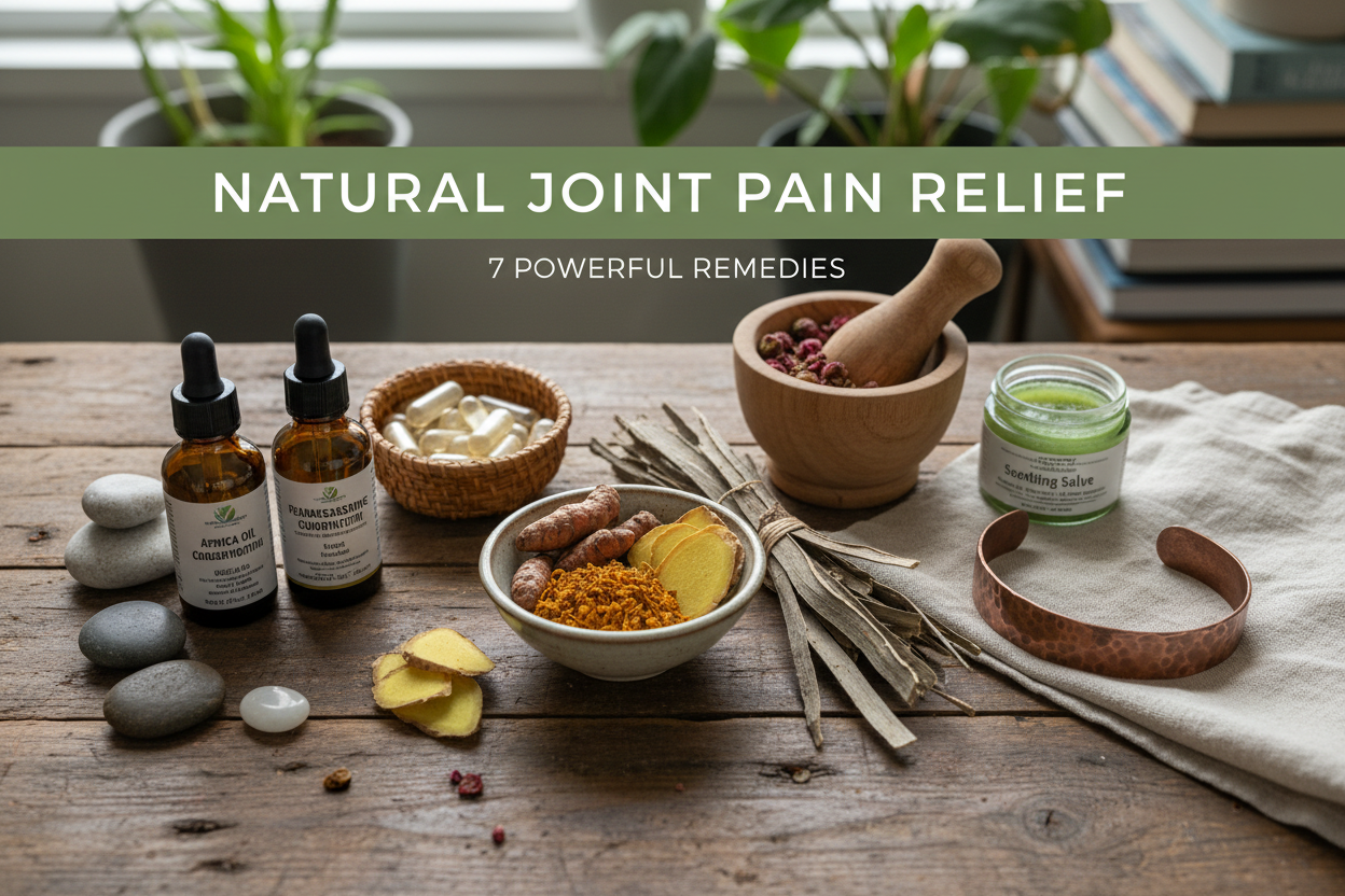 7 produtos naturais para aliviar dores nas articulações