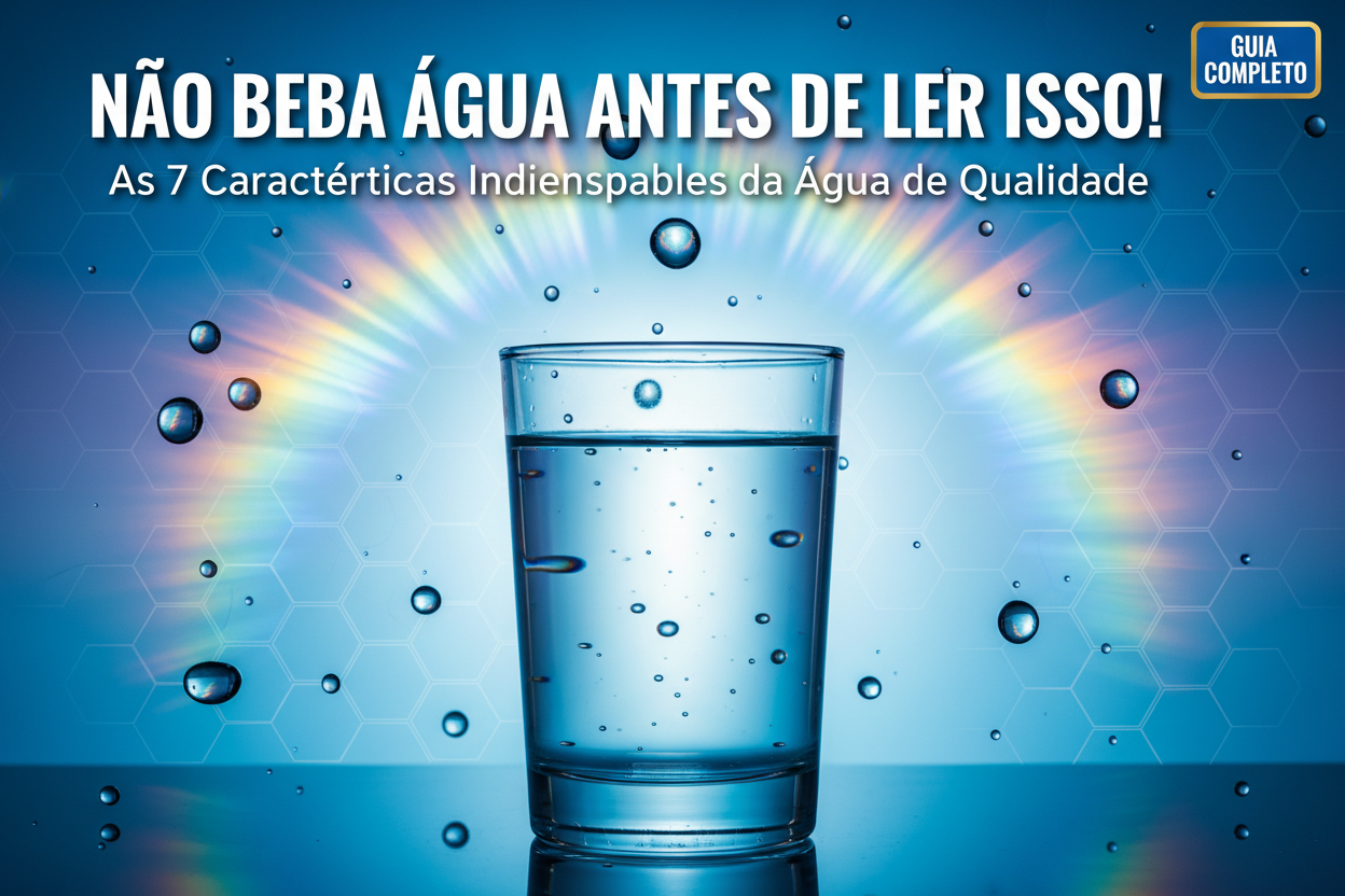 NÃO BEBA ÁGUA ANTES DE LER ISSO! As 7 Características Indispensáveis da Água Que Ninguém Te Conta