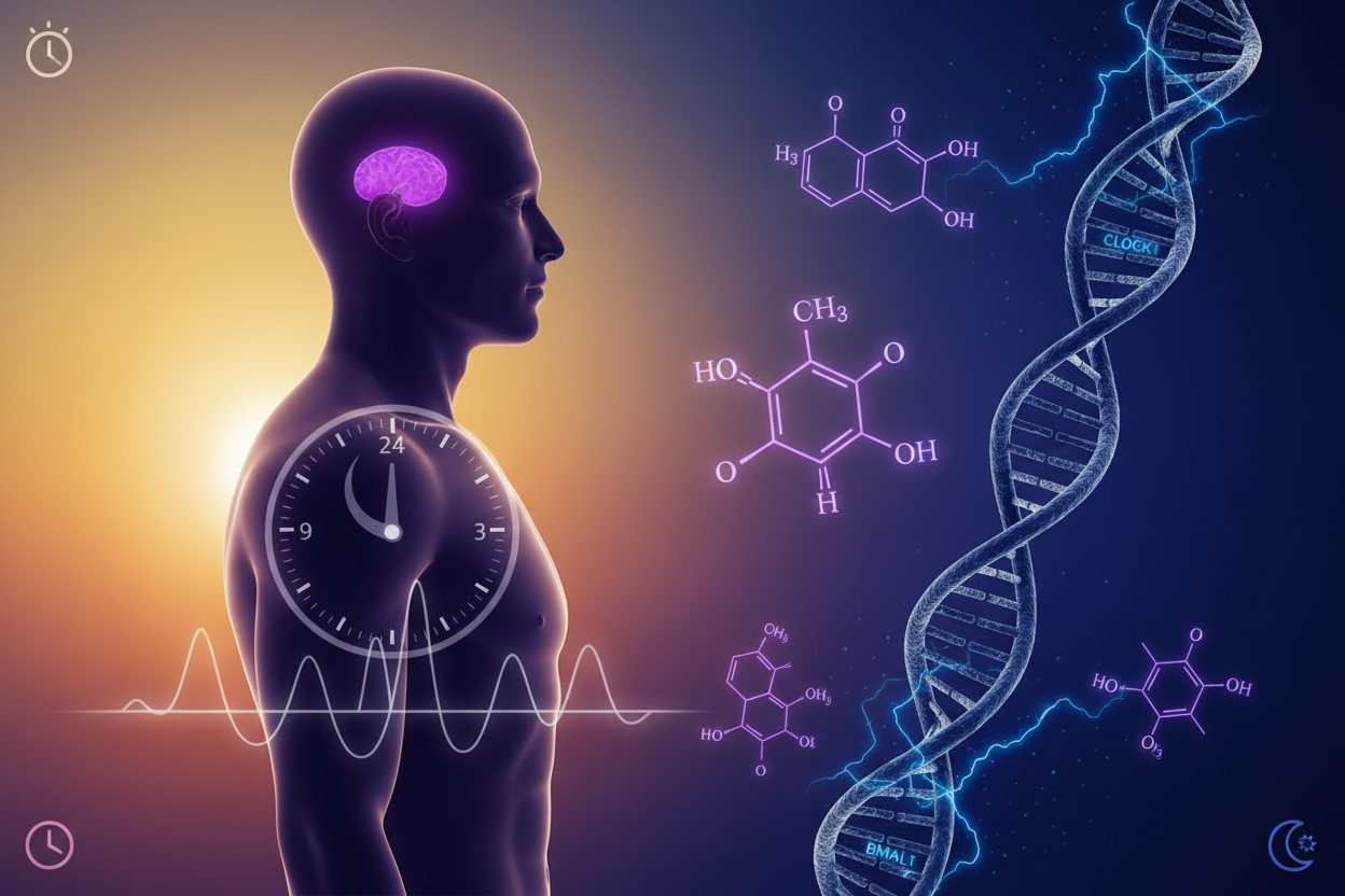 Melatonina e Ritmo Circadiano: A Ciência Completa de Como Seu Corpo Regula o Sono