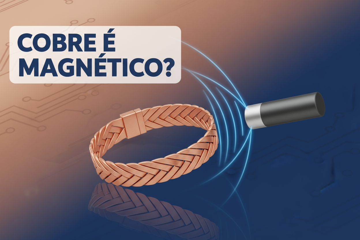 Cobre é Magnético? Pulseiras e Anéis de Cobre/Latão Grudam em Ímã? + Como Limpar Sem Estragar