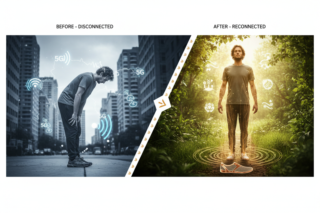 A Ciência Por Trás do Aterramento de Cobre e da Tecnologia Barefoot: Como Reconectar-se com a Terra Está Transformando a Saúde Moderna