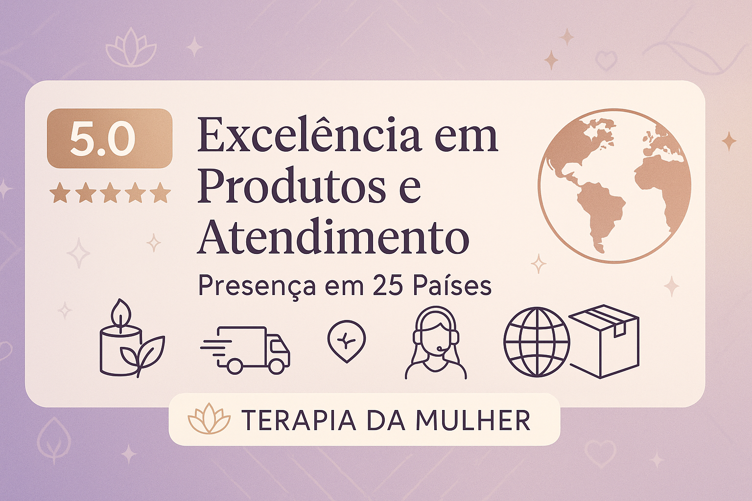 Excelência em Produtos e Atendimento: Como a Terapia da Mulher Conquistou Clientes em 25 Países