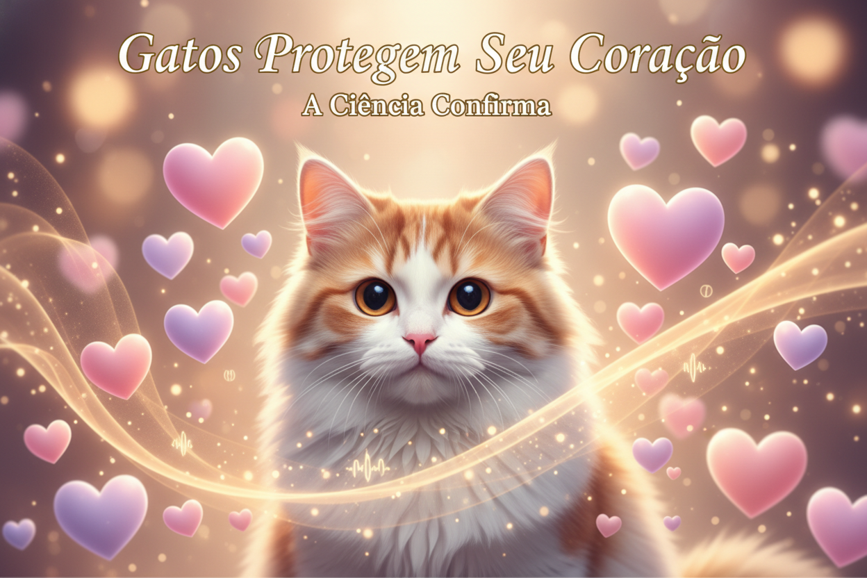Gatos protegem o seu coração — e a ciência confirma