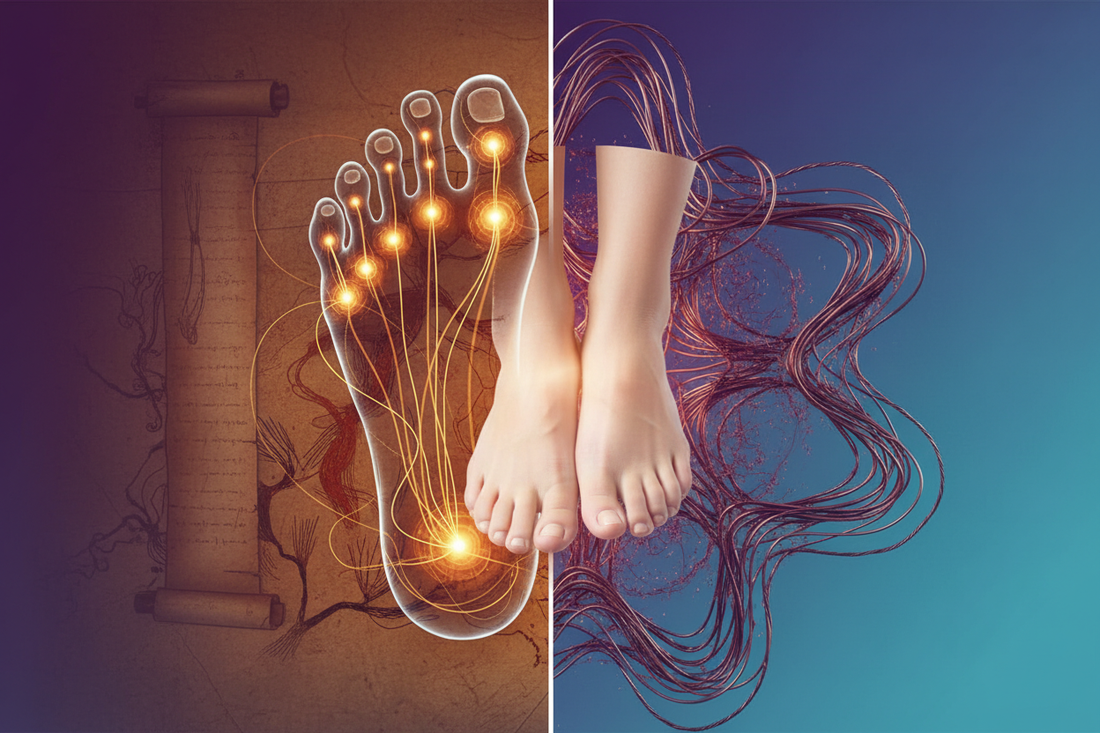 Magnetoterapia e Reflexologia nos Pés: A Ciência Milenar Que Transforma Sua Saúde (+ Protocolo Completo)