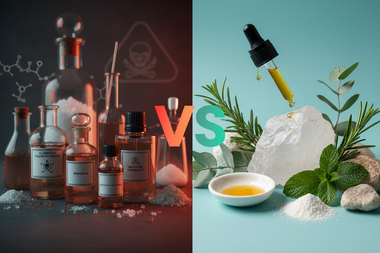 Desodorante Natural vs Convencional: Qual Escolher Para Sua Família?