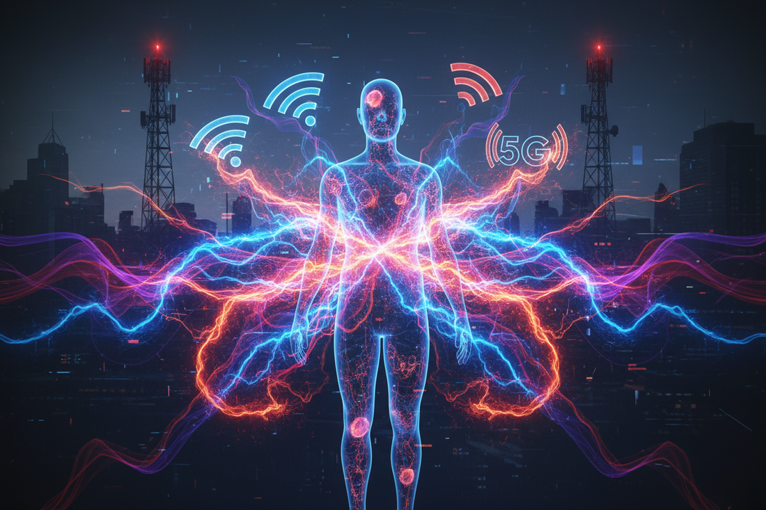 Ondas Eletromagnéticas e Saúde: Entenda os Efeitos do 5G, WiFi e Radiação EMF no Corpo Humano