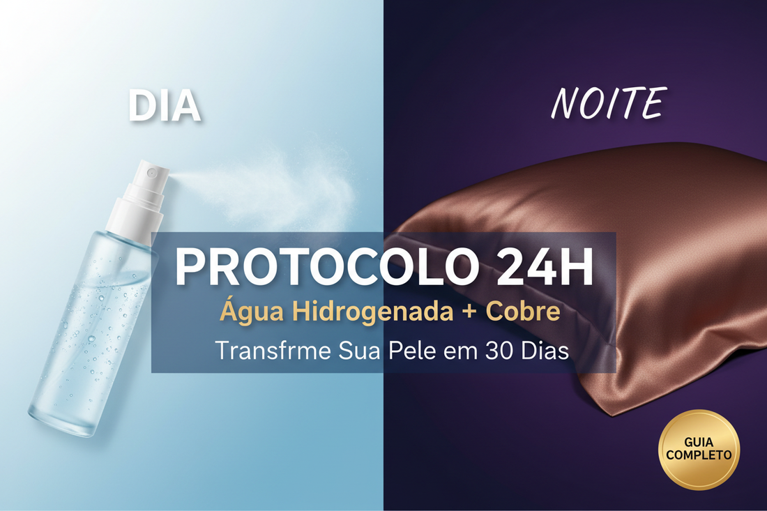 Água Hidrogenada + Cobre: A Combinação Científica Que Transforma a Pele em 30 Dias