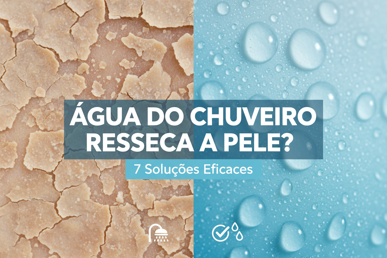 Água do Chuveiro Resseca a Pele? Descubra as Causas e 7 Soluções Eficazes