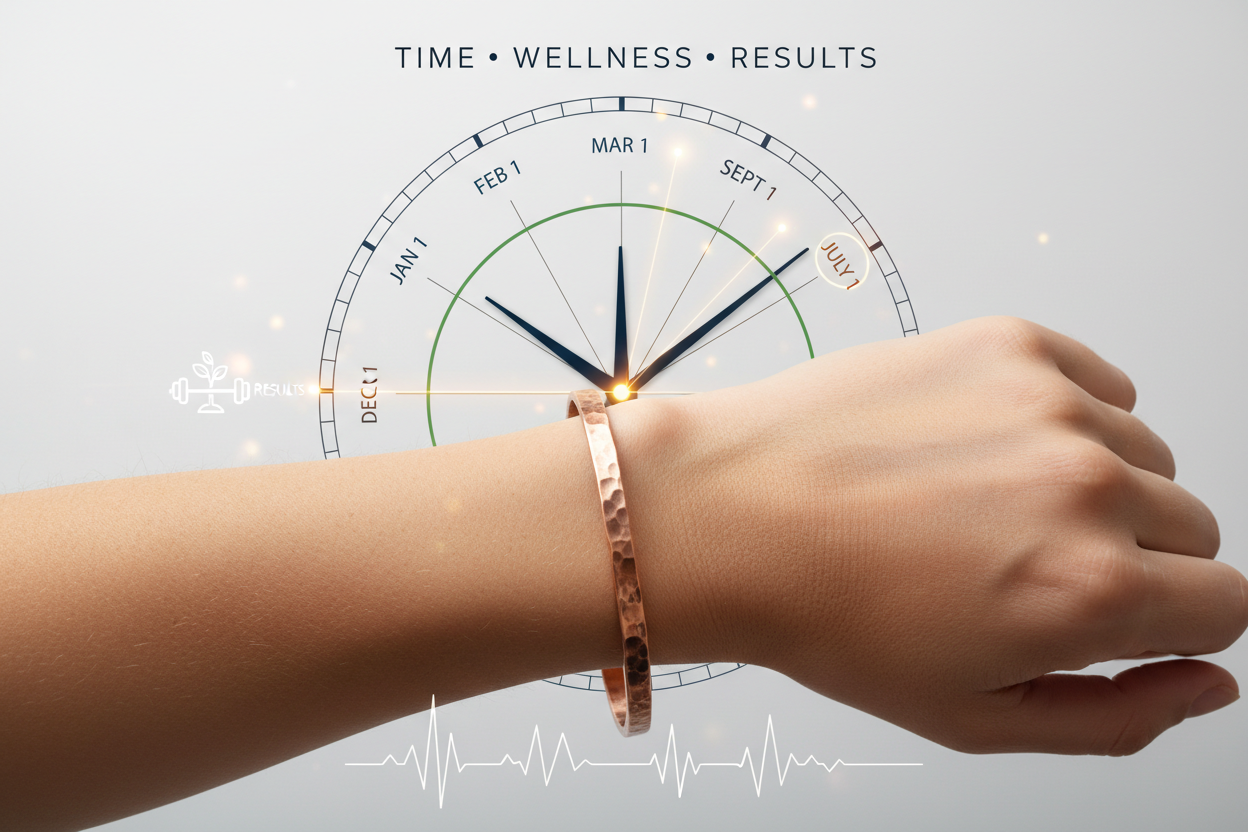 Bracelete de cobre - quanto tempo usar para ver resultados