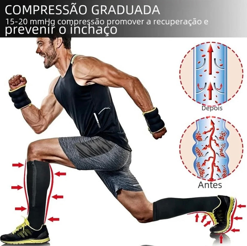 Meia de compressão com zíper - C-Socks™