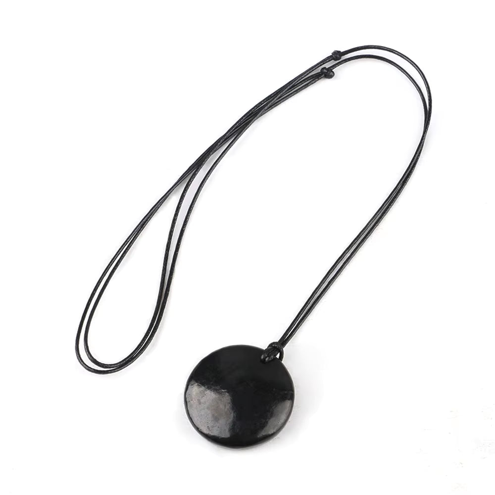 Pingente de Shungite Autêntica da Rússia | Proteção Energética e Bem-estar - KareliaGuard™