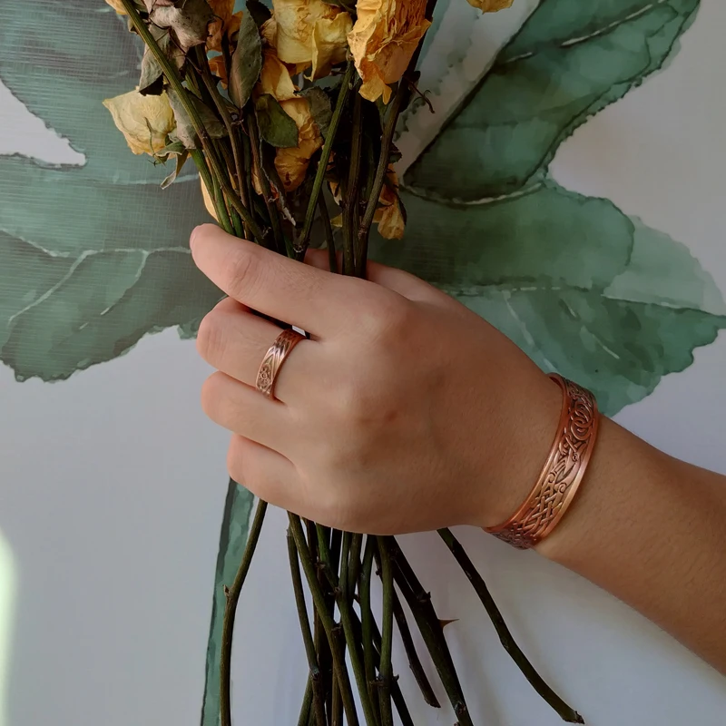 Bracelete e Anel de Cobre com Magneto - Life Copper™