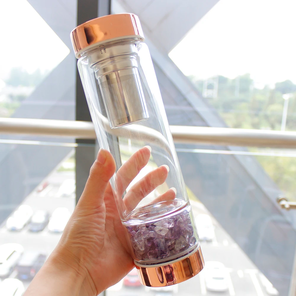 Vibrational Bottle Infused with Crystals - Women's Therapy