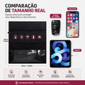 Bolsa Faraday Pro™ | Documentos, Fogo e Água | Bloqueio de Sinal e RFID