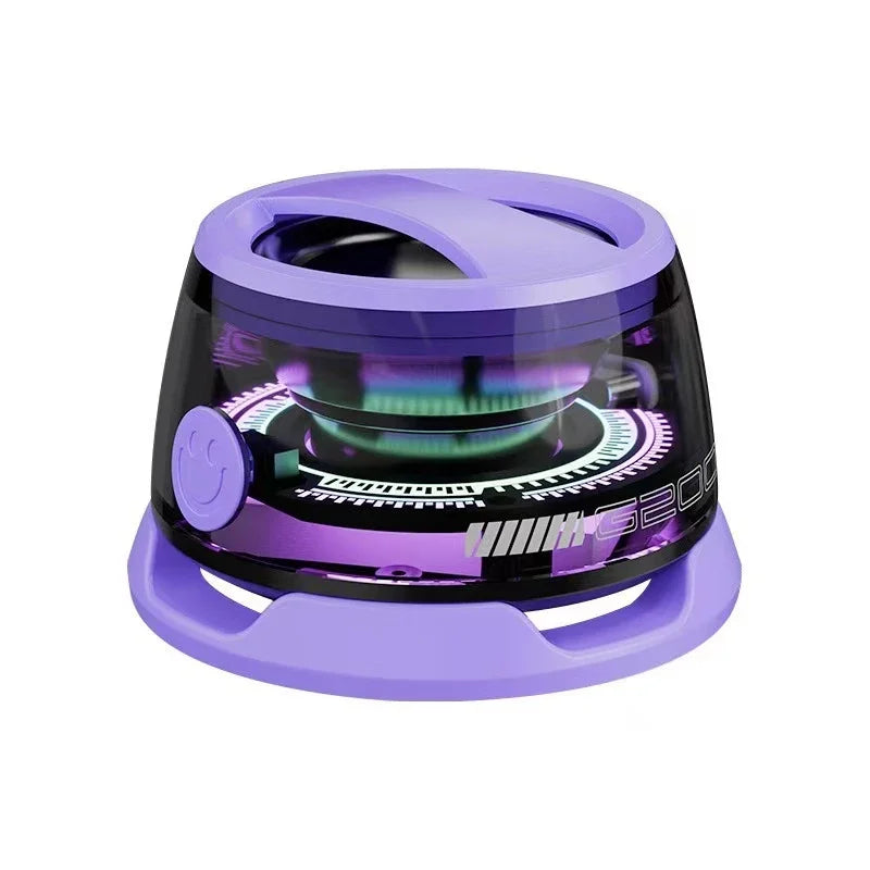 Caixa de Som Bluetooth Portátil com LED RGB | Magnética, à Prova d'Água e Mini Speaker