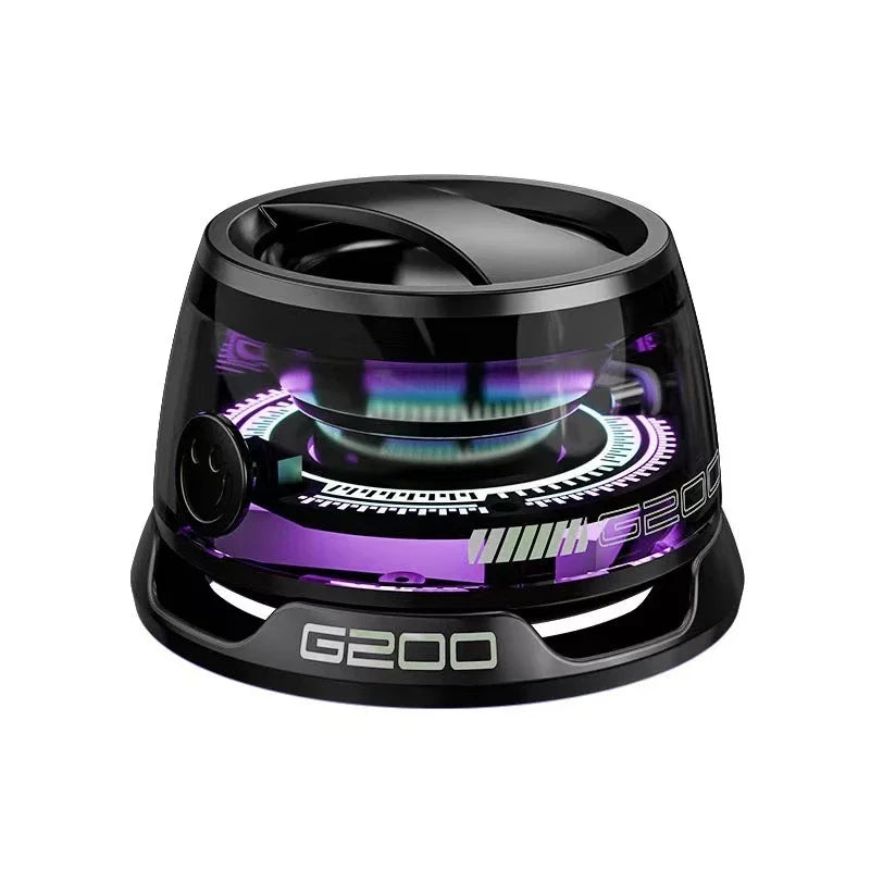 Caixa de Som Bluetooth Portátil com LED RGB | Magnética, à Prova d'Água e Mini Speaker