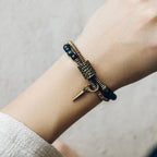 Pulseira de Cobre com Obsidiana - Rainbow Desert