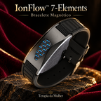 IonFlow™ 7-Elements - Bracelete Magnético dos 7 Elementos Ancestrais