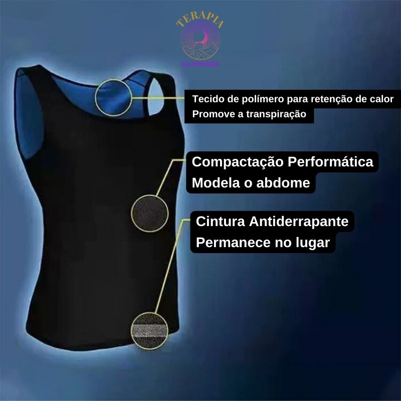 Camiseta Masculina Térmica e Modeladora - Terapia da Mulher
