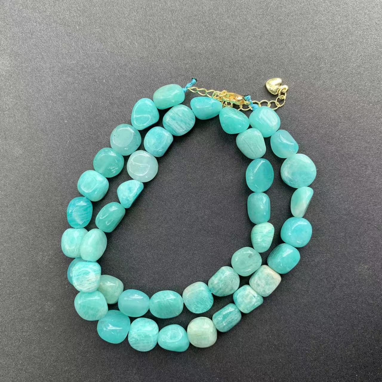 Colar com Pedras de Amazonite - Terapia da Mulher
