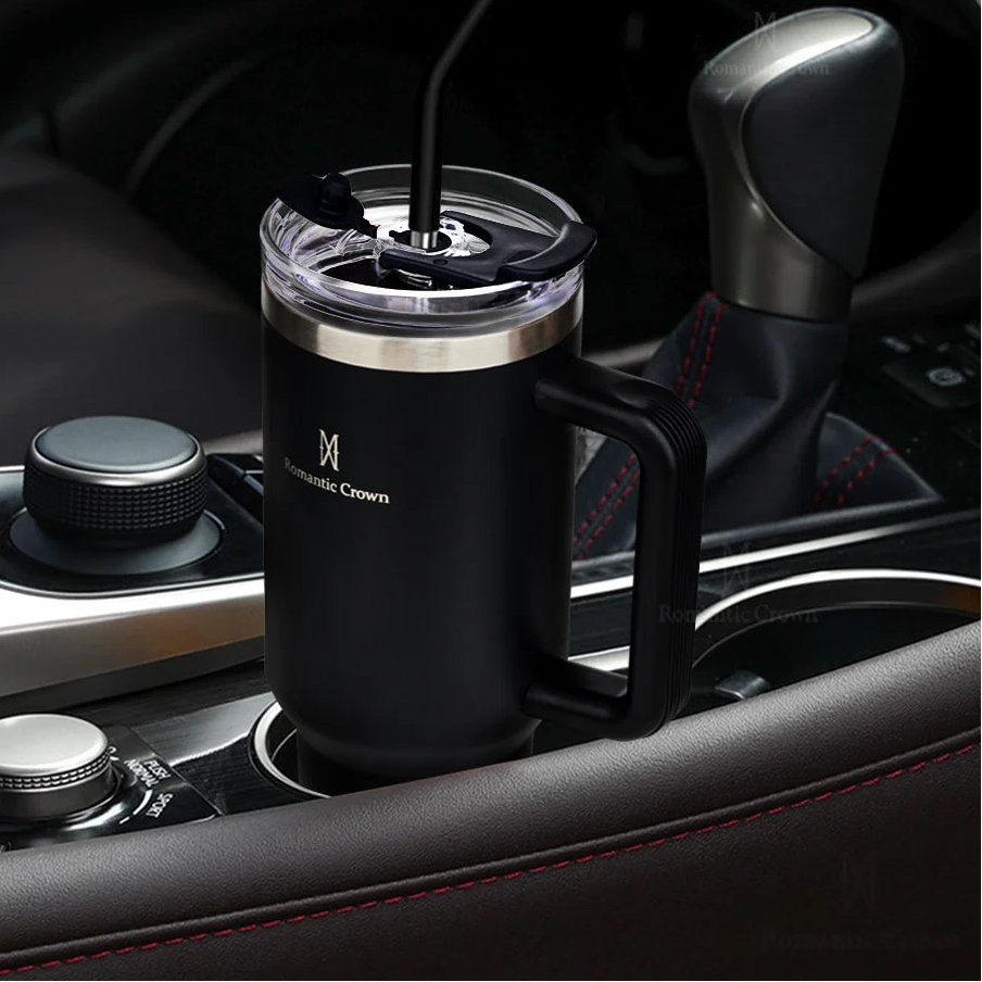 Copo Térmico Portátil 12h Quente 24h Frio