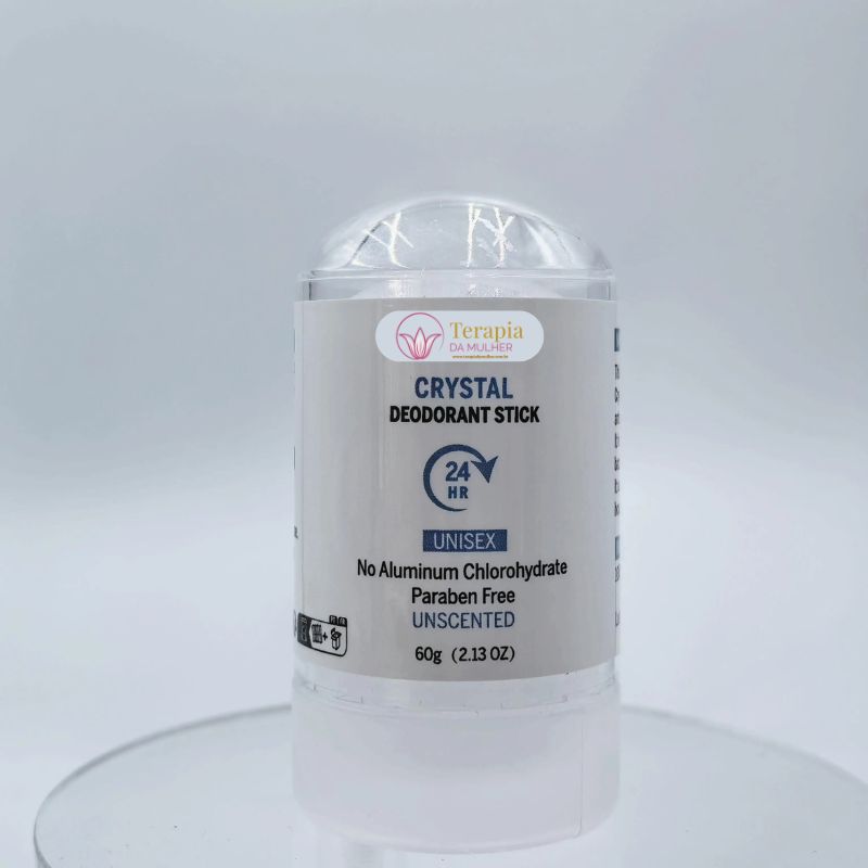 Desodorante Natural de Cristal Mineral | Kit com 12pçs 60g cada