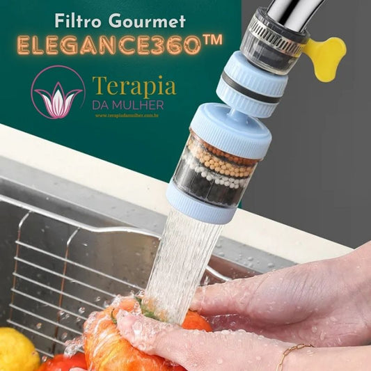 Filtro Gourmet Para Torneiras - Elegance360™ - Pague 2 Leve 4* = LEIA A DESCRIÇÃO👇🏼
