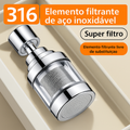 Filtro Gourmet Cromado para Torneira - Cromo Plus