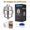 Filtro para chuveiro com 20 estágios - Terapia da Mulher