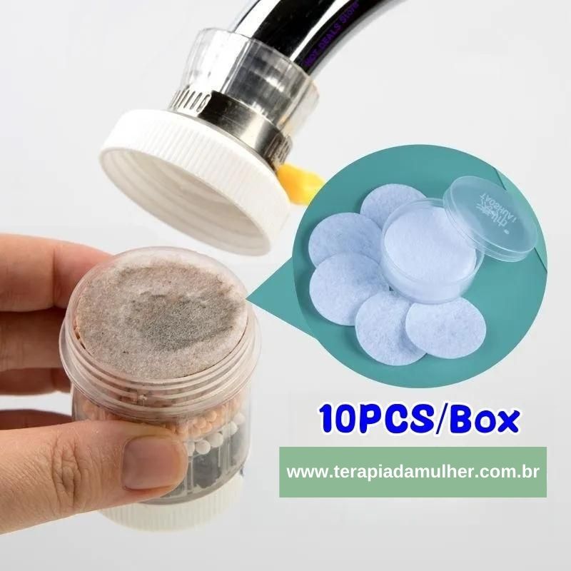 Refil com 10 filtros de tecido PVA para Filtro Elegance™