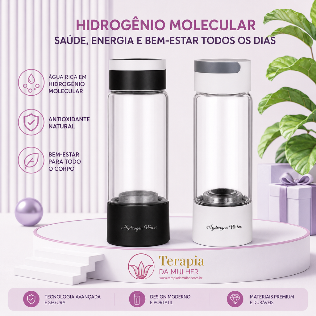 Garrafa Geradora de Hidrogênio Molecular - Sweetlife™