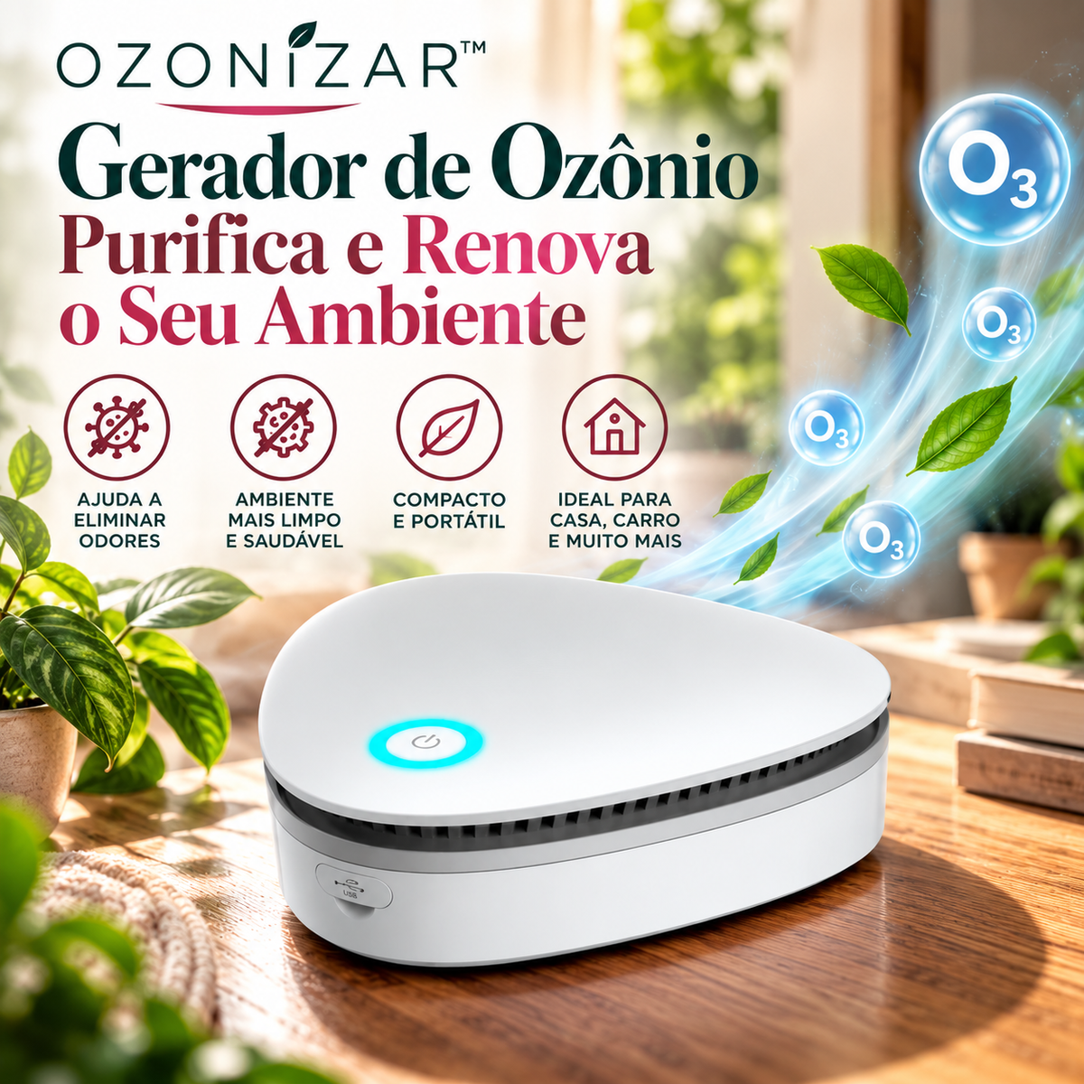 Gerador de Ozônio - OzoniZar™