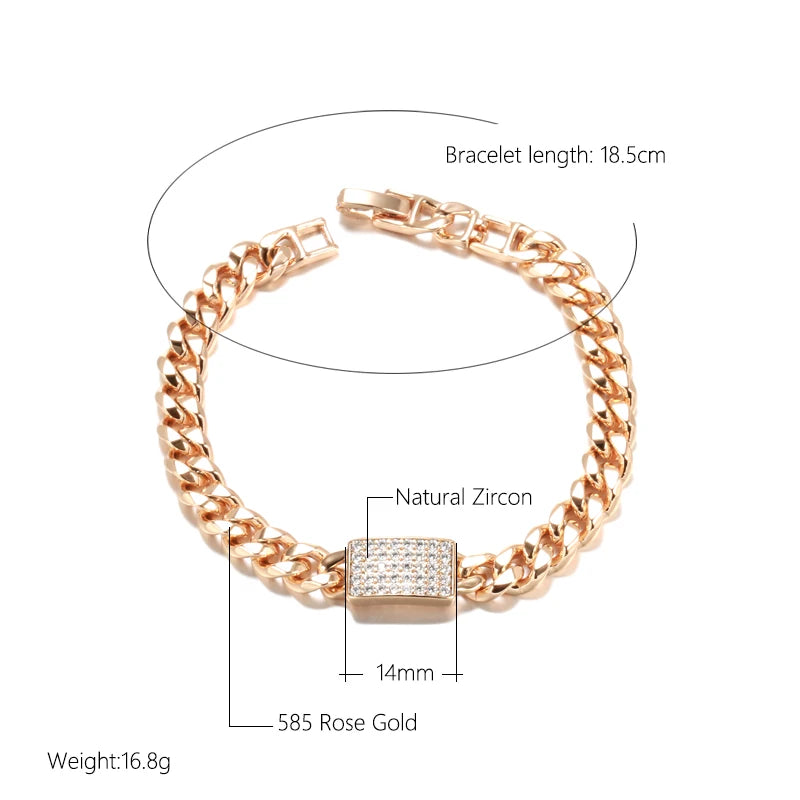 Éclat Royale™ — Pulseira de Cobre com Zircônias