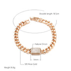 Éclat Royale™ — Pulseira de Cobre com Zircônias