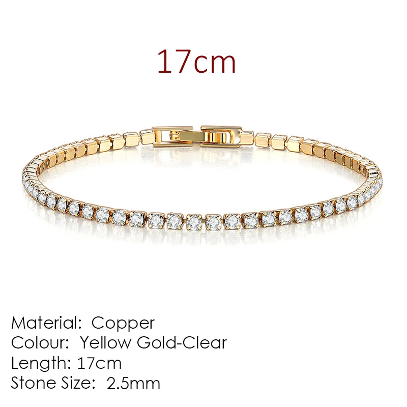 Pulseira de Cobre com Zircônia - Charm Design