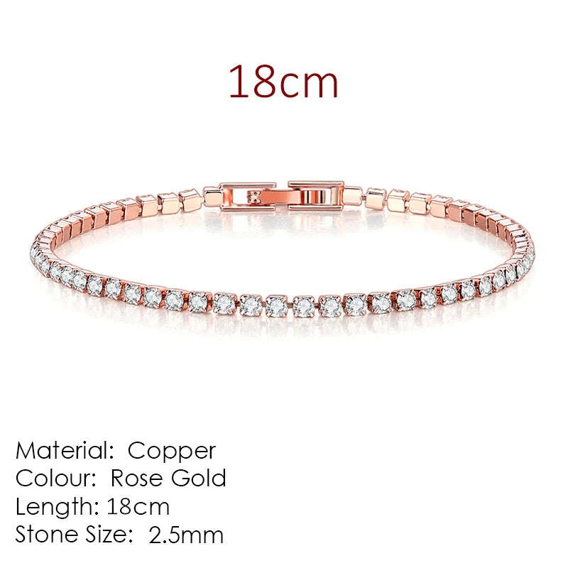 Pulseira de Cobre com Zircônia - Charm Design