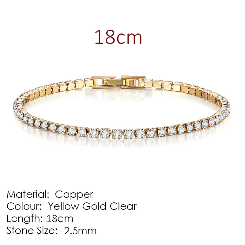 Pulseira de Cobre com Zircônia - Charm Design