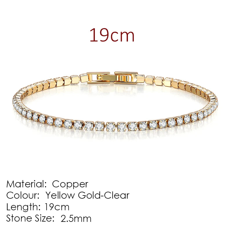 Pulseira de Cobre com Zircônia - Charm Design