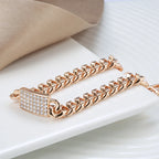 Éclat Royale™ — Pulseira de Cobre com Zircônias